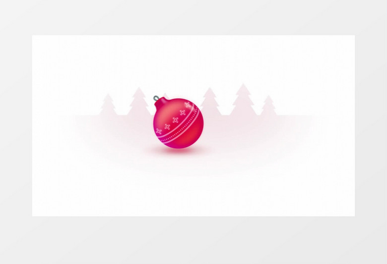 圣诞道具动画标志ae视频模板