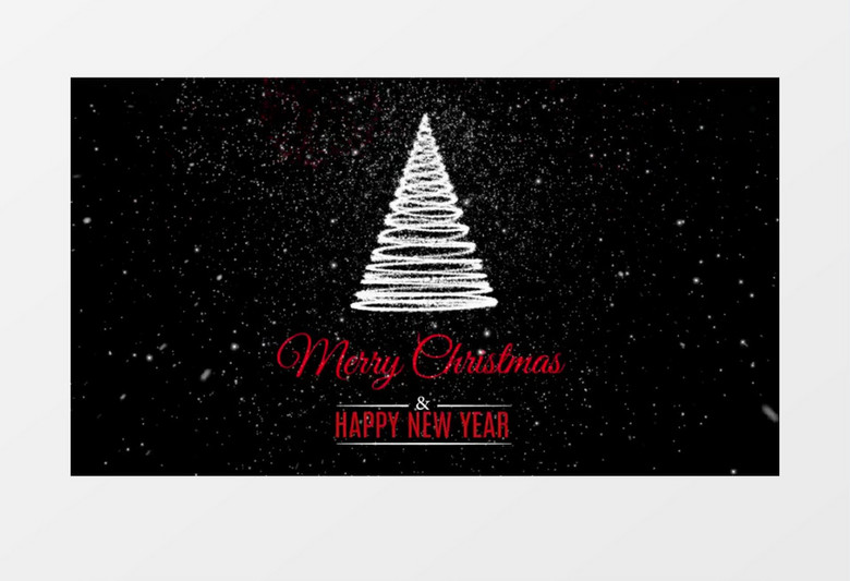 欢乐圣诞倒计时ae视频模板