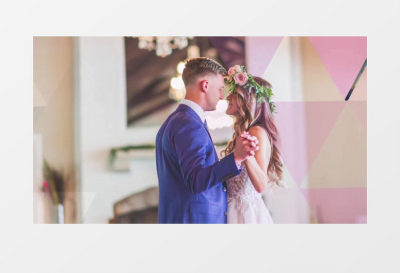 优雅唯美爱情幻灯片展示ae模板