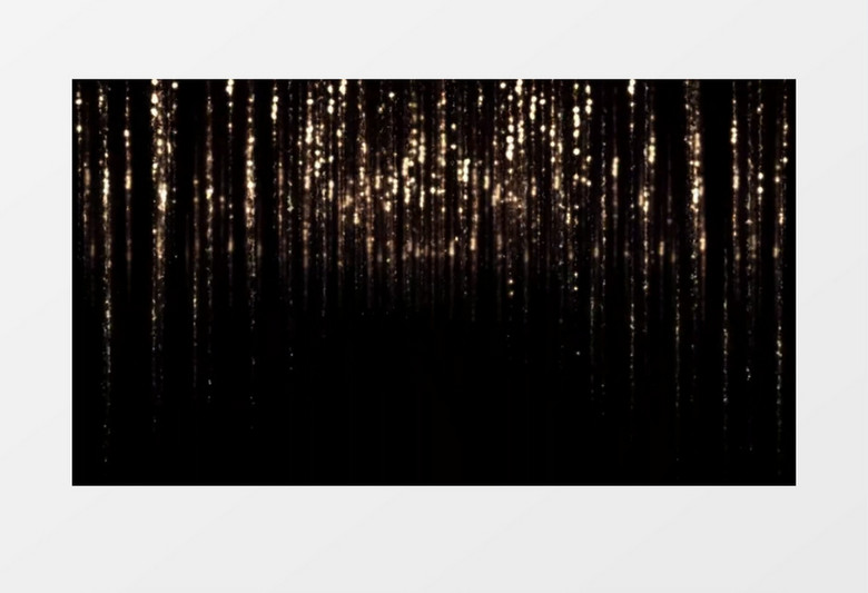  金色粒子背景AE模板