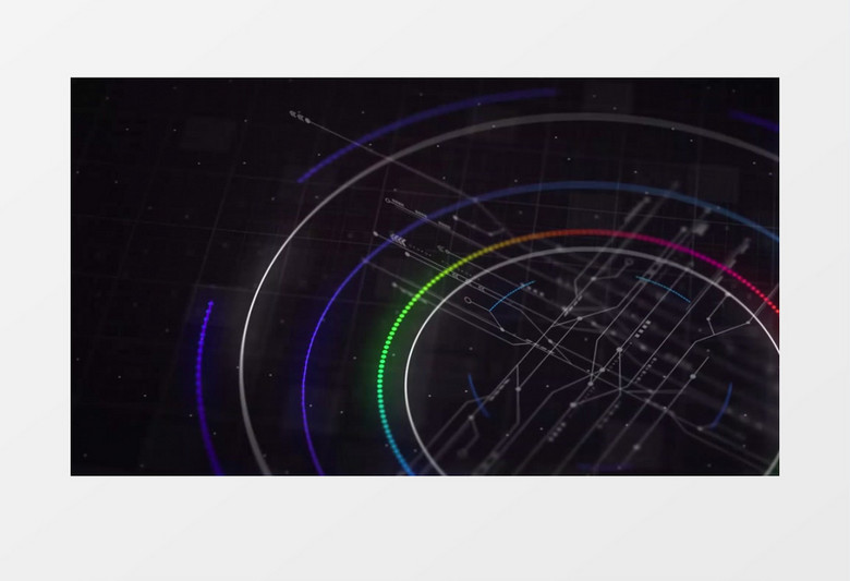 6款科技感音乐视听化元素动画展示ae视频模板