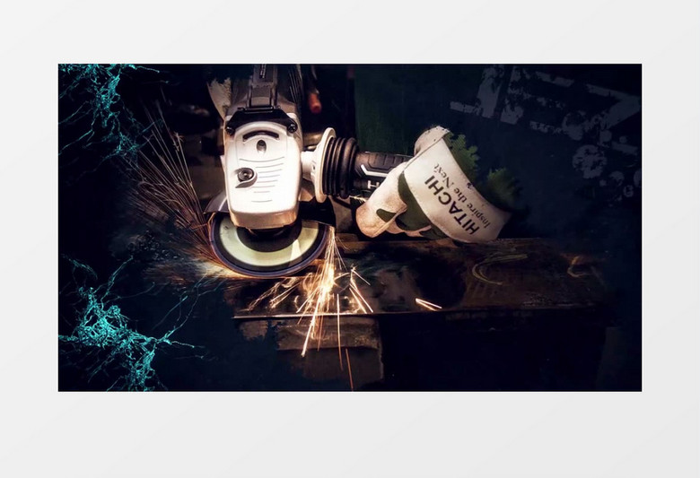 大气震撼暗调文字图片展ae视频模板