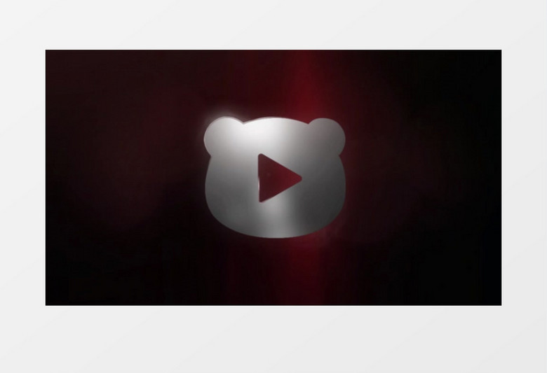 金属质感logo标志展示ae模板