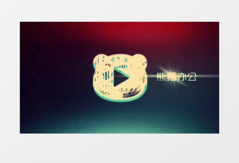 科技朋克风logo入场展示ae视频模板