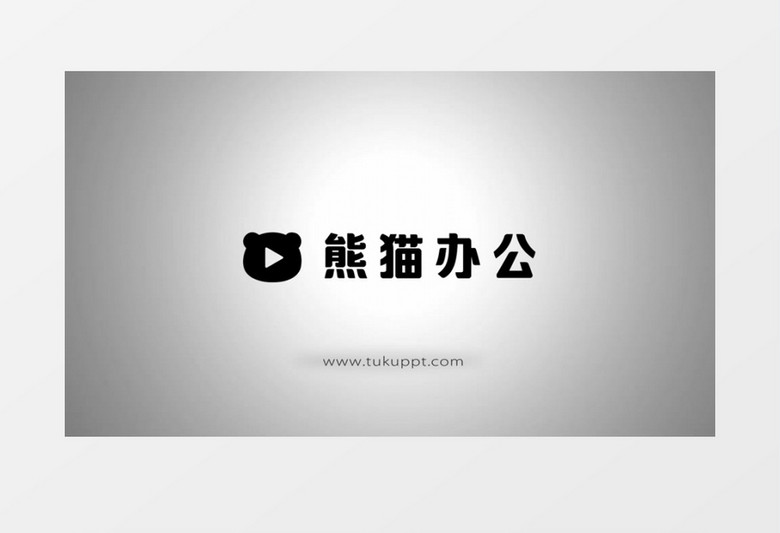 简约黑色粒子logo入场展示ae视频模板