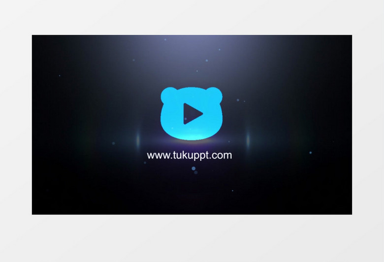 流体水花标志展示ae视频模板