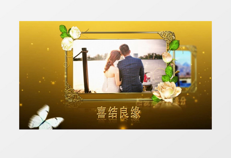 最美的一天婚礼记忆ae视频模板