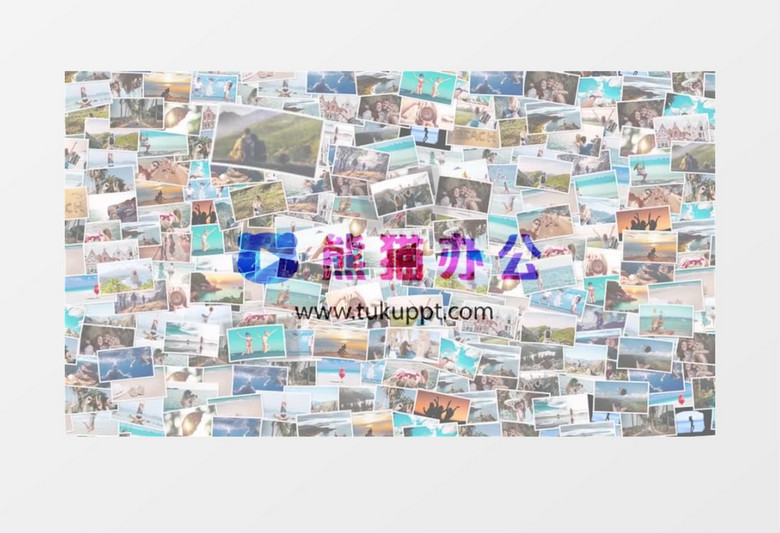 照片空间动画展示ae模板