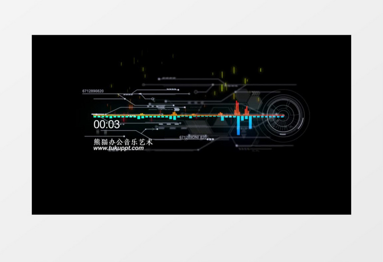 大气音乐界面动画栏目包装ae模板