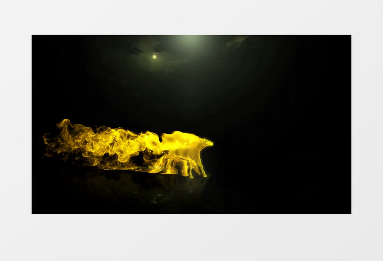 有趣金色粒子logo入场展示会声会影视频模板