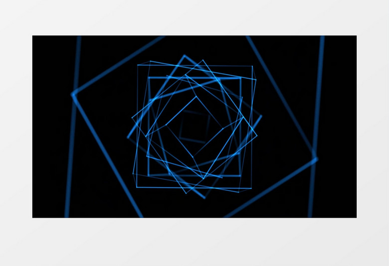 4k抽象连线动画背景视频AE模板 