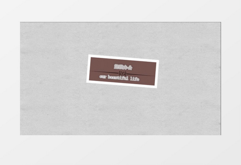 唯美婚礼宣传展示会声会影模板