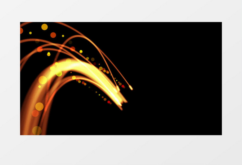 酷炫光线粒子动态光效视频素材透明通道