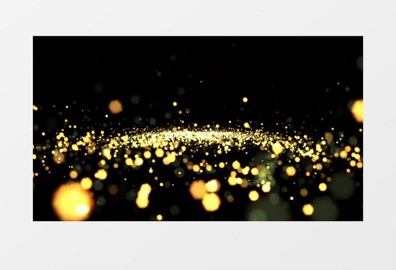舞台金色粒子动态光效视频素材