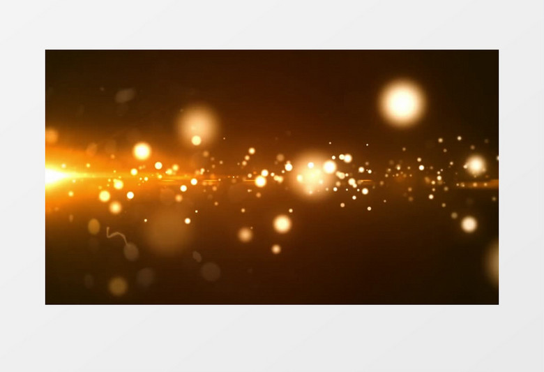 金色星光动态粒子背景