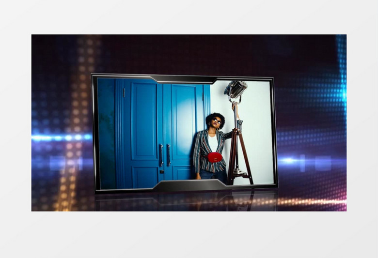 时尚动感图文片头会声会影模板