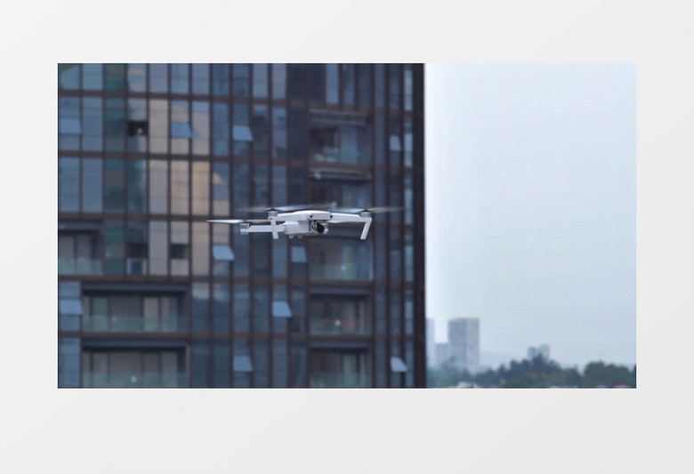 城市建筑无人机展示实拍 视频