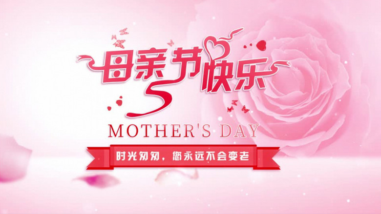 粉色唯美母亲节图文展示ae模版视频素材下载_aep格式_熊猫办公