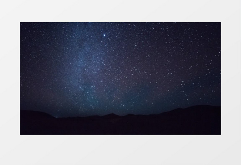 夜晚星空移动美丽风景实拍视频