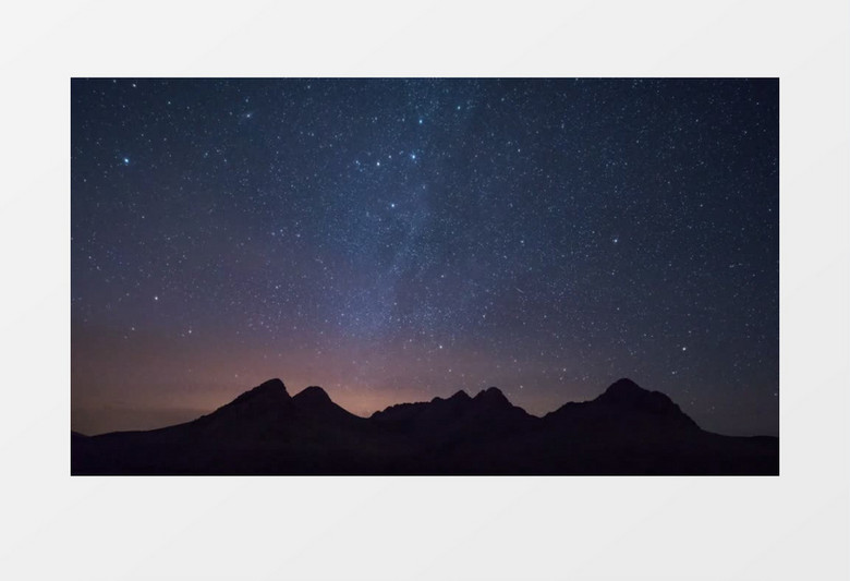 夜晚美丽星空景色风景实拍视频素材下载 Mp4格式 熊猫办公