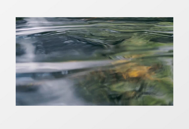 水面波光粼粼实拍视频