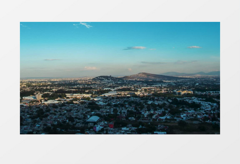 城市时间流逝唯美视频