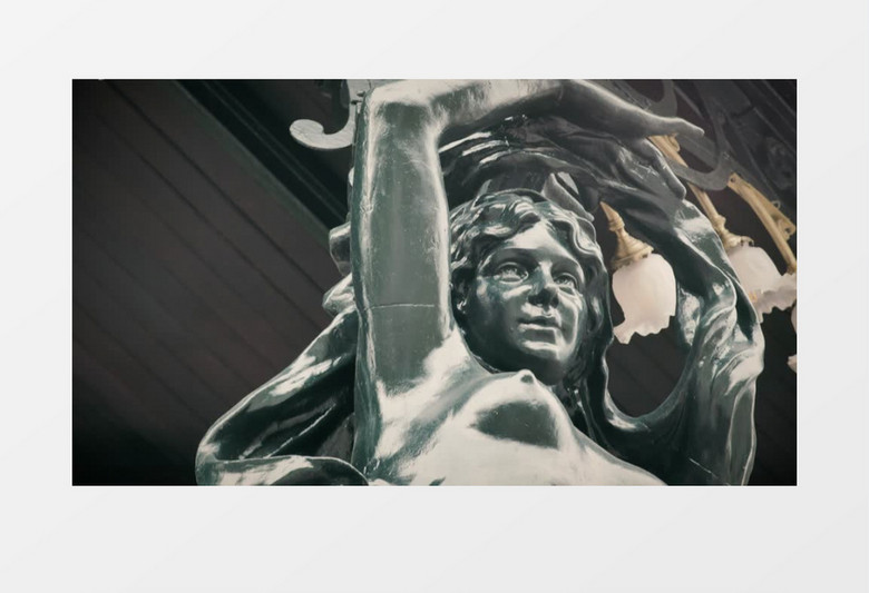 外观形状雕塑实拍视频