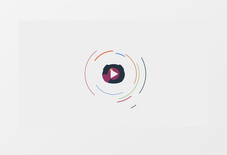 时尚动感企业Logo演绎片头PR模板