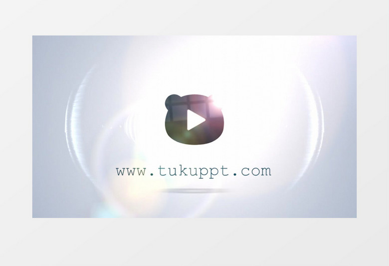 玻璃质感光效企业LOGO演绎片头PR模板