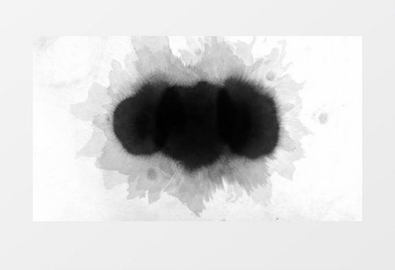 中国风水墨遮罩后期视频素材