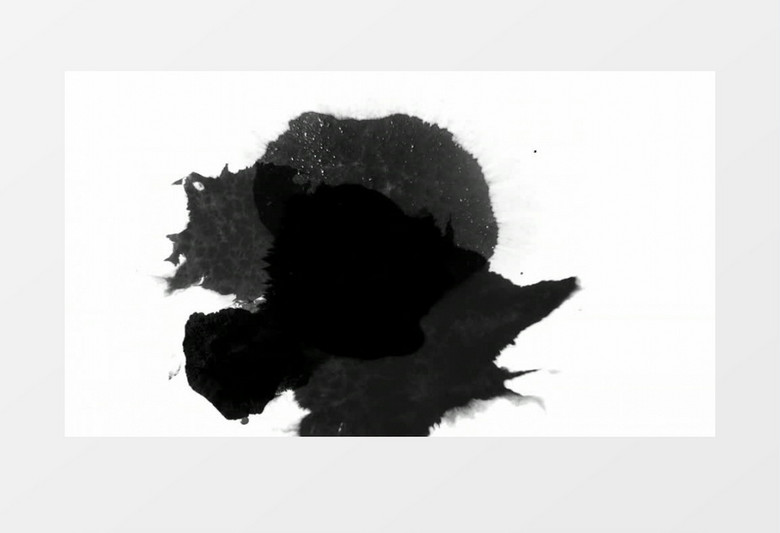 中国风水墨遮罩背景后期视频素材