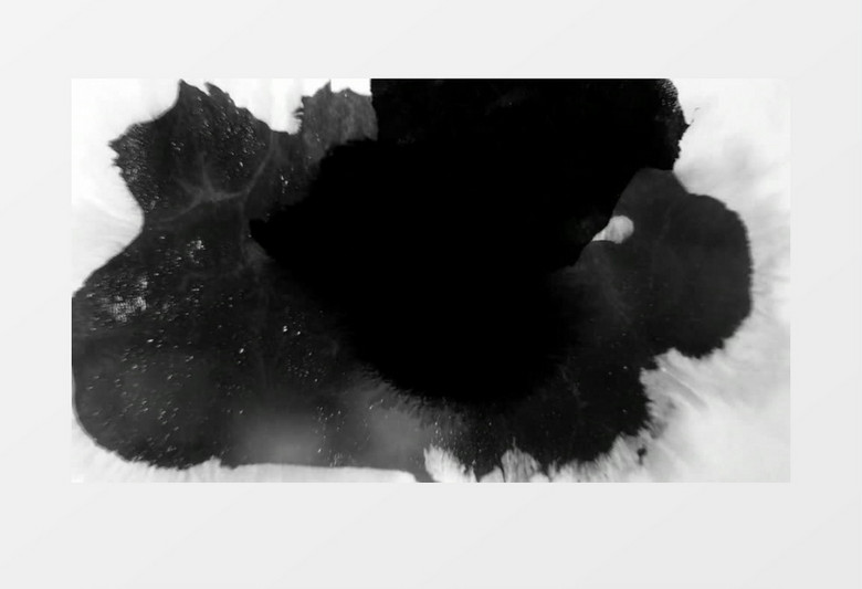 水墨遮罩唯美后期视频素材