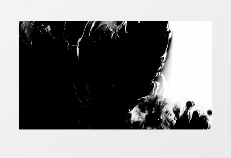 大气唯美水墨遮罩后期视频素材