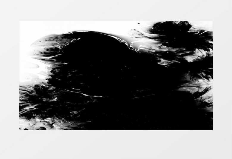 大气水墨遮罩后期视频素材