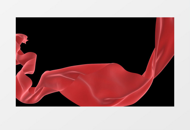 唯美大气红绸视频素材