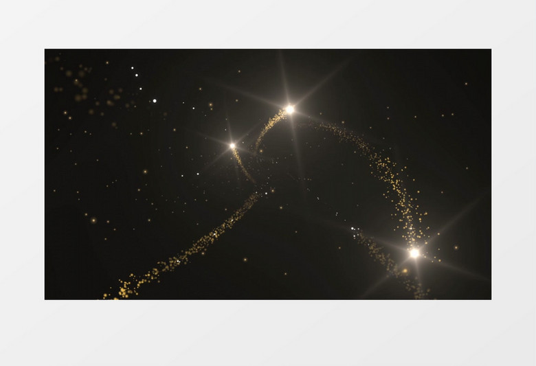 动态粒子星星后期视频素材