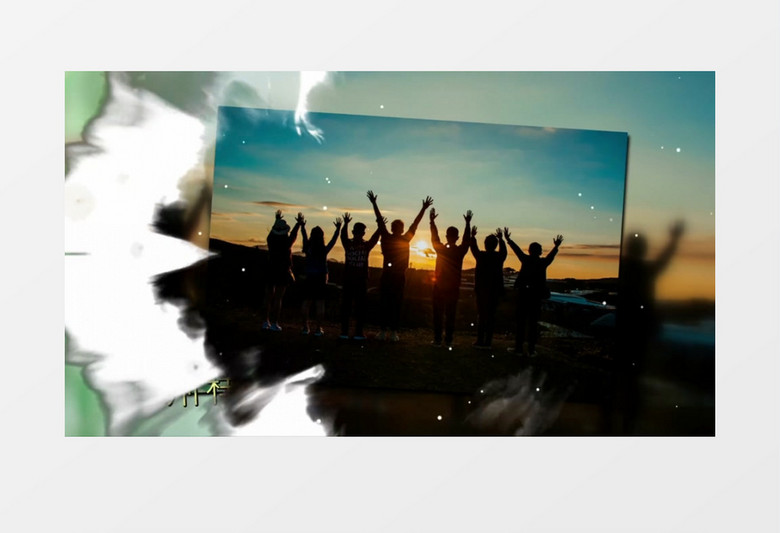 毕业季中国风水墨转场相册Edius模板