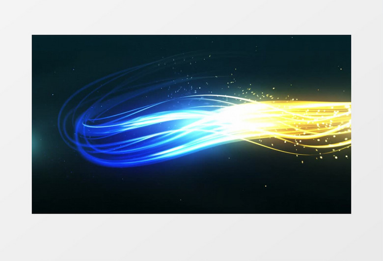 优雅光效粒子动画logo标志edius视频模板