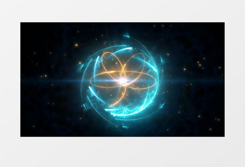 2021电流粒子光效汇聚演绎标志片头宣传展示