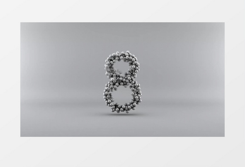 多个小球组合变化10秒倒计时展示eduis模板 