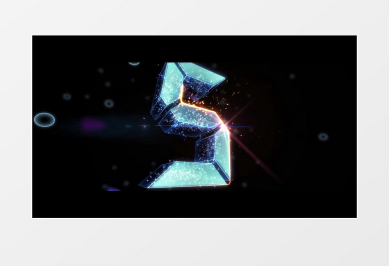 大气震撼企业年会5秒倒计时片头eduis模板