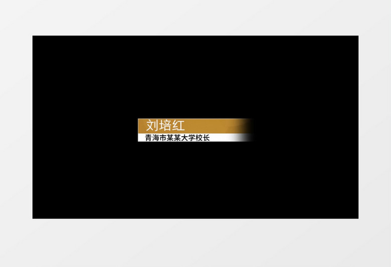 PR字幕文字字幕标题角标显示动画PR模板