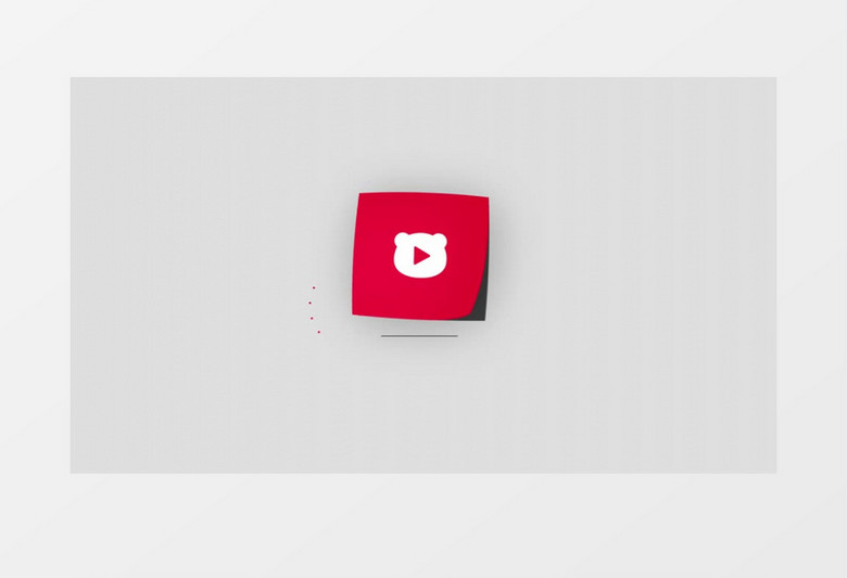 简洁大气色块logo展示视频Pr片头模板