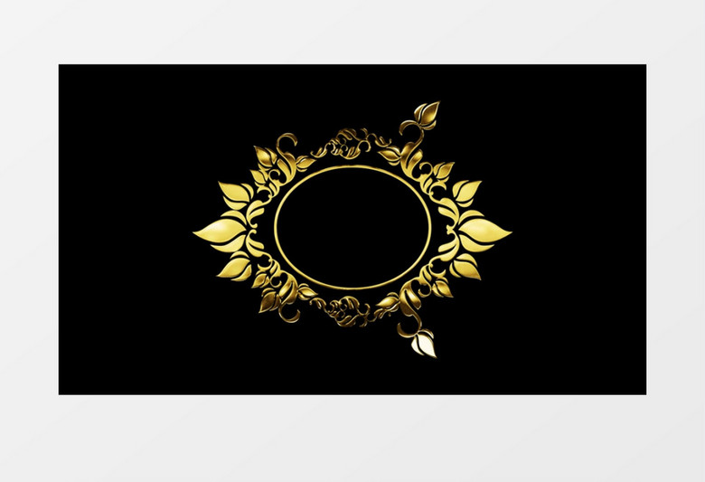 花边边框元素透明通道视频素材AE模板