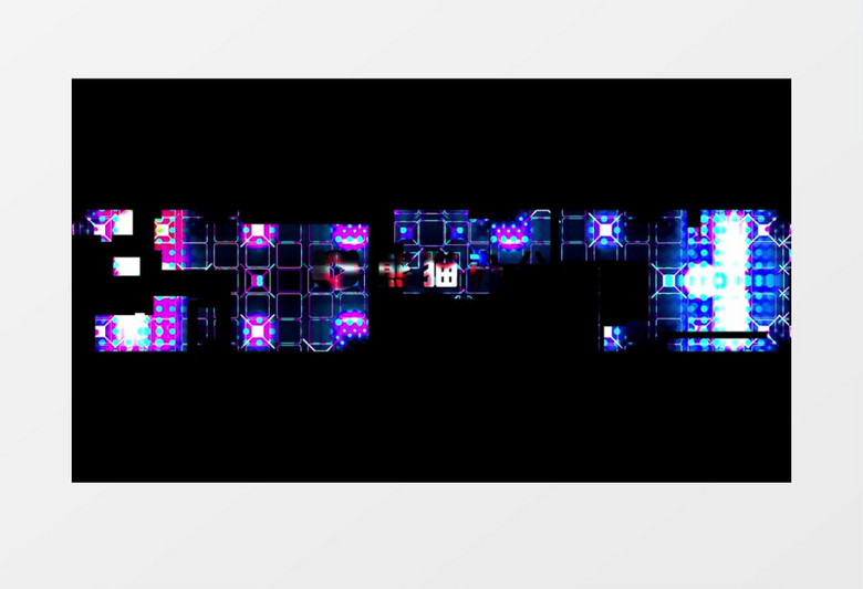 信号故障片头logo文字PR视频模板