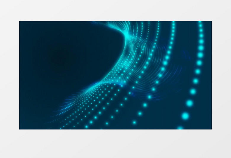 科技光效唯美粒子背景视频