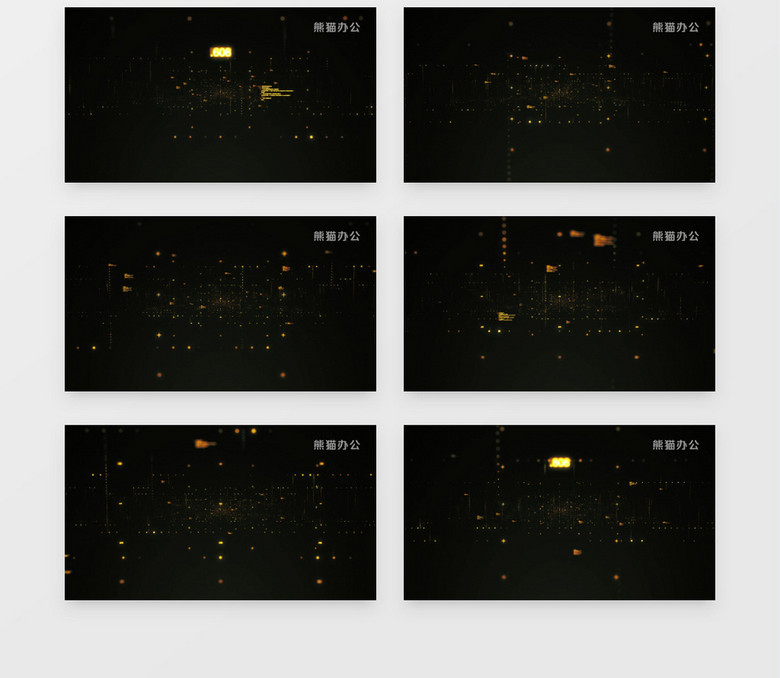 未来科技数码时代背景视频素材下载_mp4格式_熊猫办公
