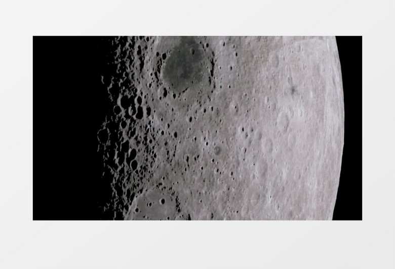 月球表面拍摄实拍视频