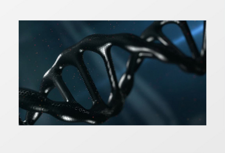 科技炫酷实拍螺旋DNA背景视频