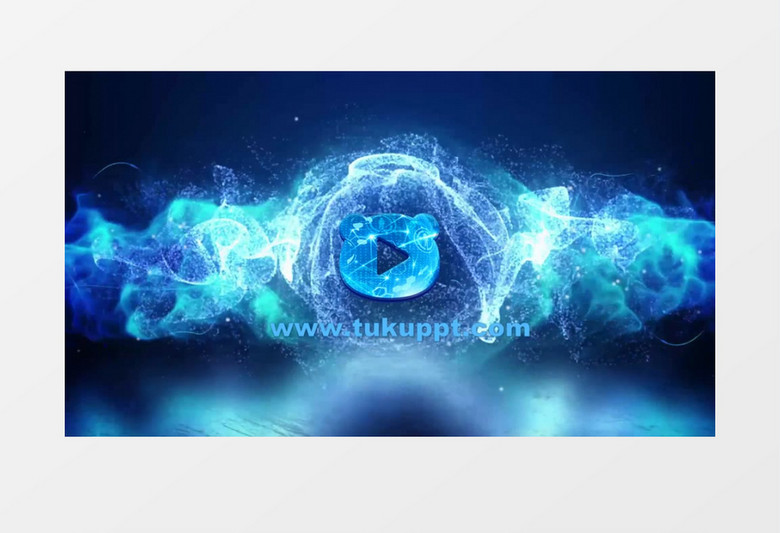 魔法粒子碰撞logo片头会声会影视频模板